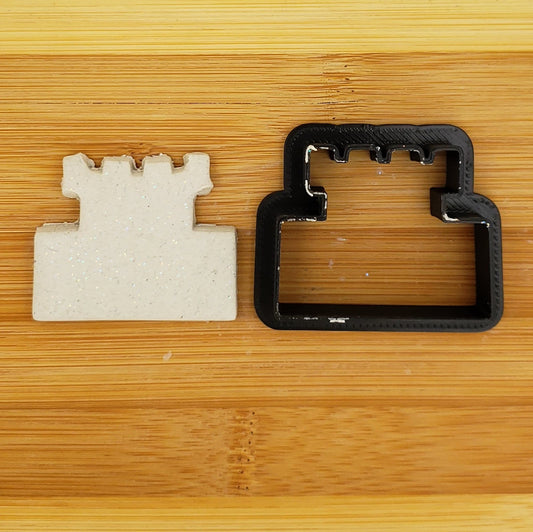Sand Castle Shaped Plastic Cookie Cutter - Polymer Clay Cutter - Fondant Cutter - Craft Cutters - 3d Printed Cookie Cutter