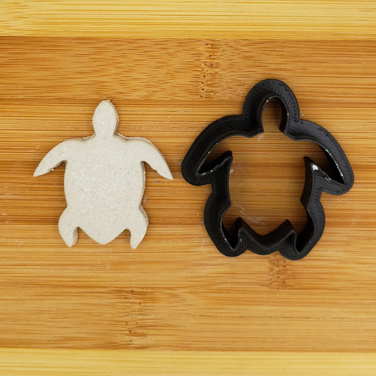 Sea Turtle Shaped Plastic Cookie Cutter - Polymer Clay Cutter - Fondant Cutter - Craft Cutters - 3d Printed Cookie Cutter