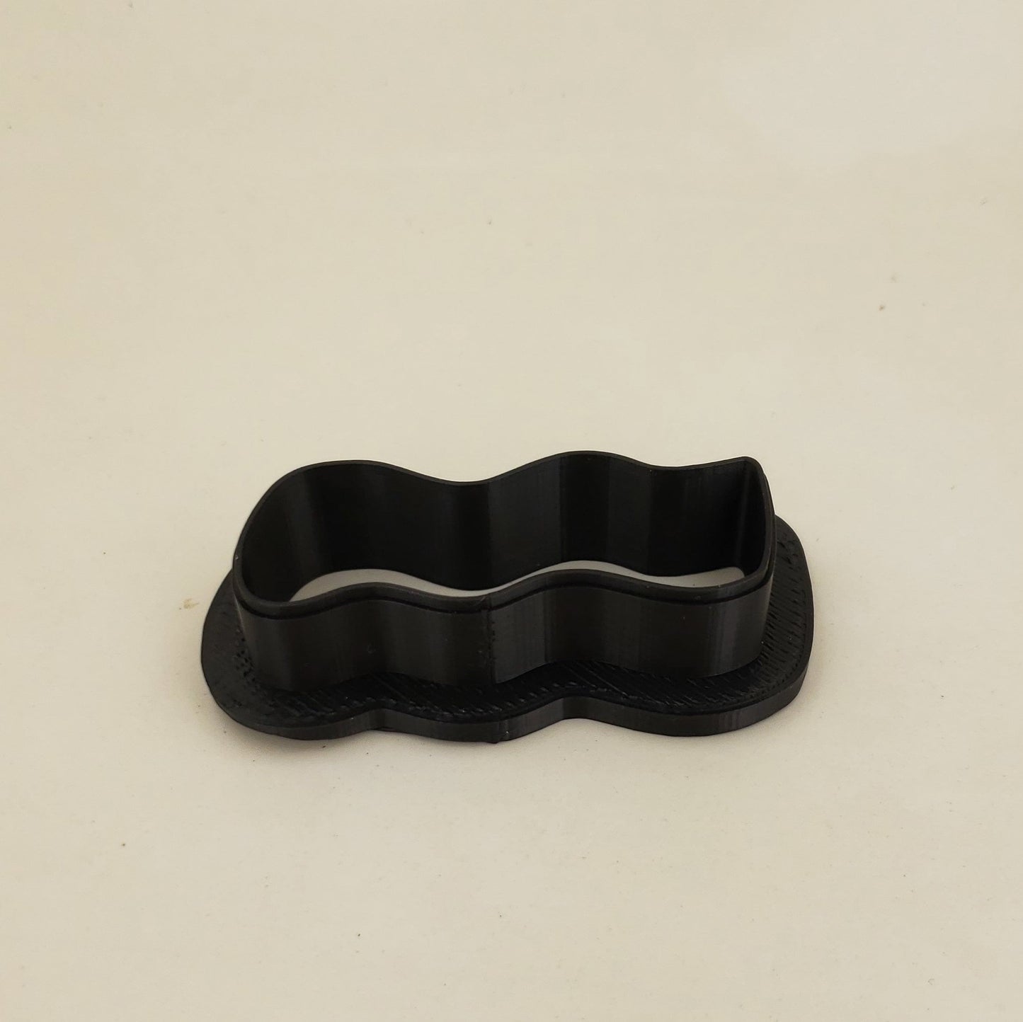 Bacon Slice Shaped Plastic Cookie Cutter - Polymer Clay Cutter - Fondant Cutter - Craft Cutters - 3d Printed Cookie Cutter