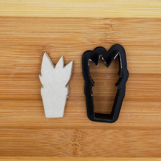 Potted Plant Shaped Plastic Cookie Cutter - Polymer Clay Cutter - Craft Cutters - Fondant Cutter - 3d Printed Cookie Cutter