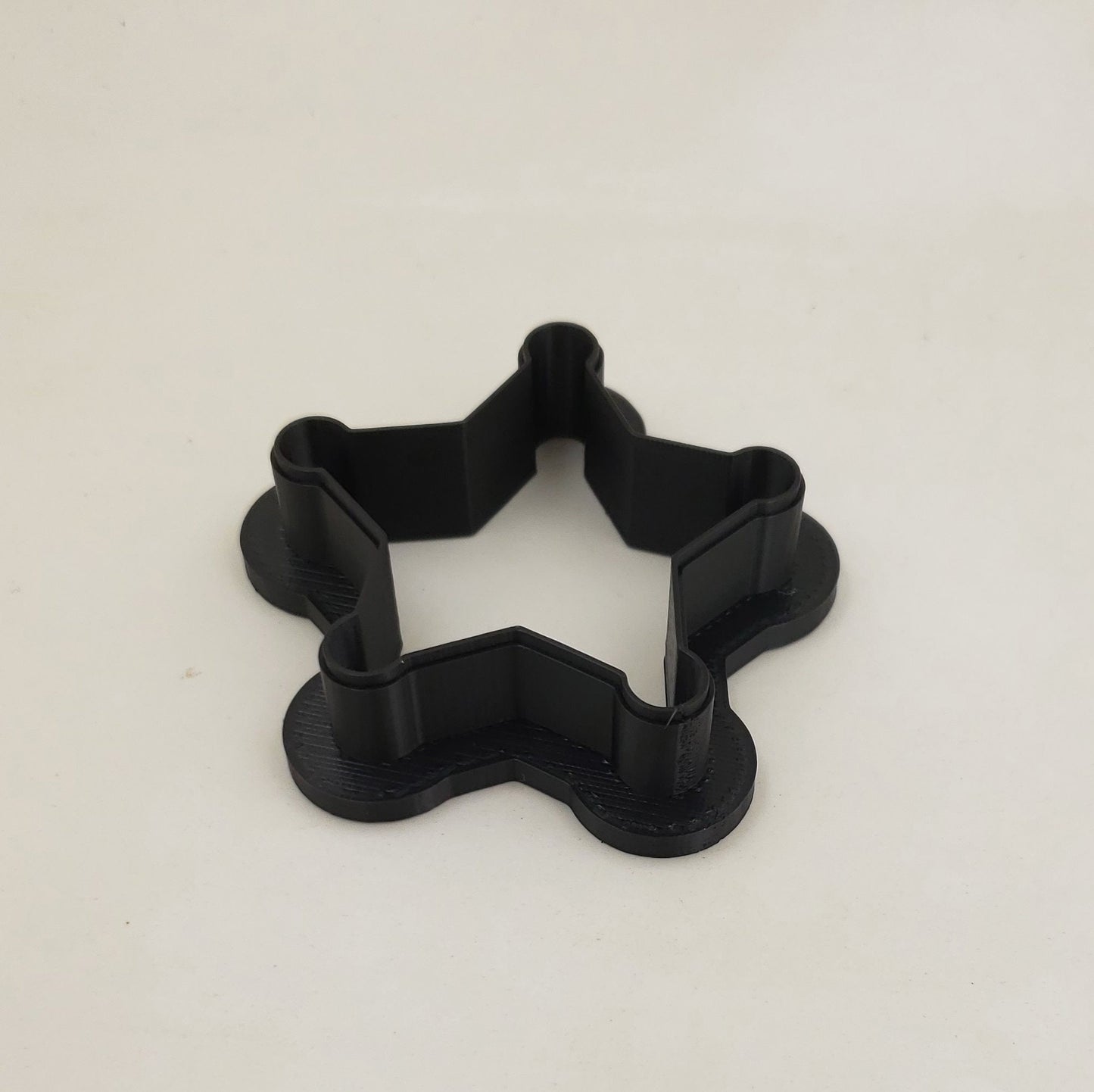 Sheriff Badge Shaped Plastic Cookie Cutter - Polymer Clay Cutter - Fondant Cutter - Craft Cutters - 3d Printed Cookie Cutter