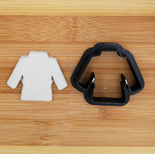 Karate Uniform Shaped Plastic Cookie Cutter - Polymer Clay Cutter - Fondant Cutter - Craft Cutters - 3d Printed Cookie Cutter
