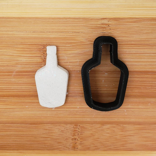 Bourbon Bottle Shaped Plastic Cookie Cutter - Polymer Clay Cutter - Fondant Cutter - Craft Cutters - 3d Printed Cookie Cutter