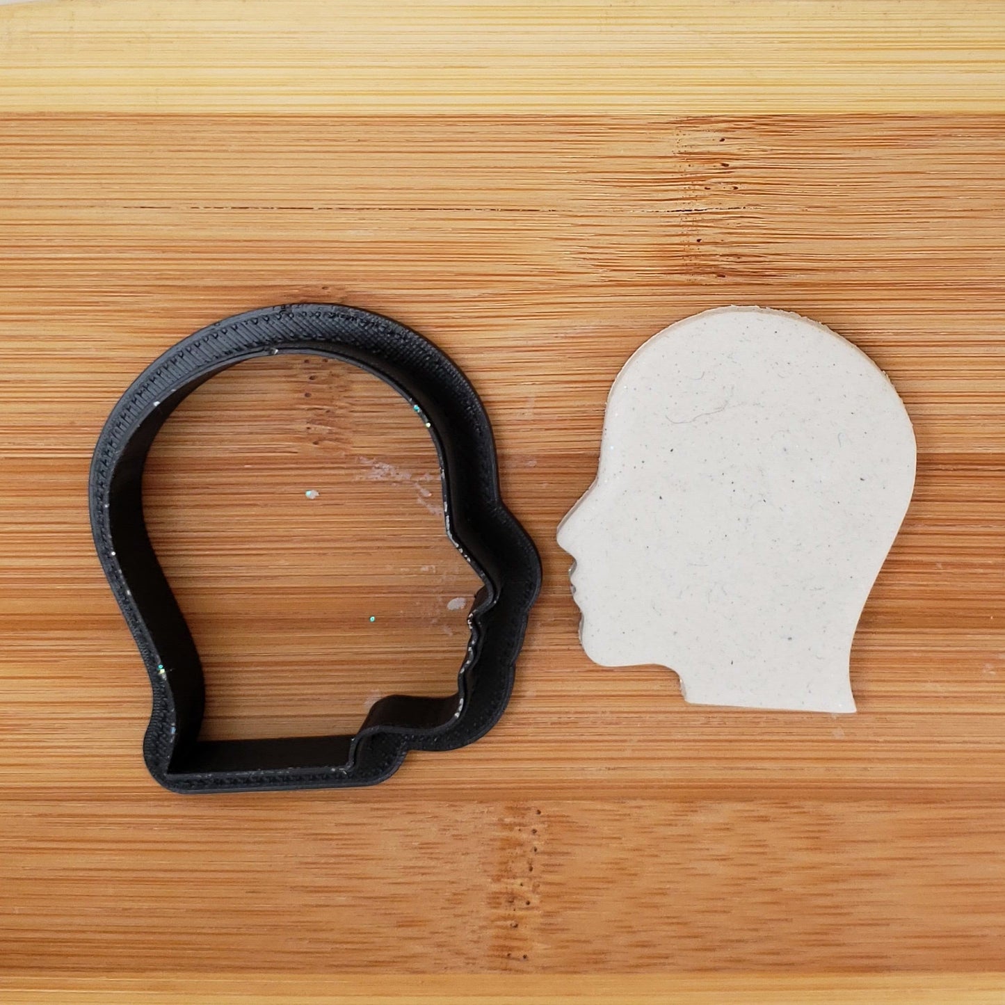 Head Shaped Plastic Cookie Cutter - Polymer Clay Cutter - Fondant Cutter - Craft Cutters - 3d Printed Cookie Cutter