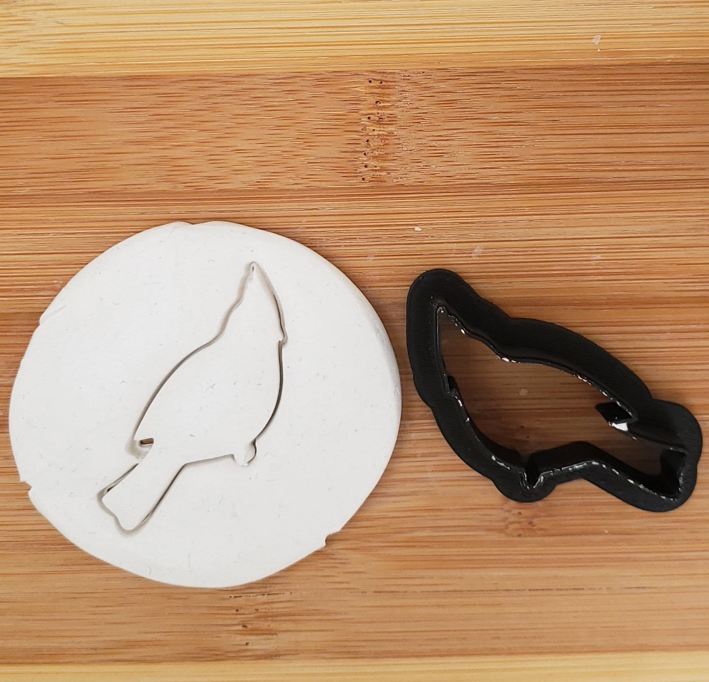 Cardinal Shaped Plastic Cookie Cutter