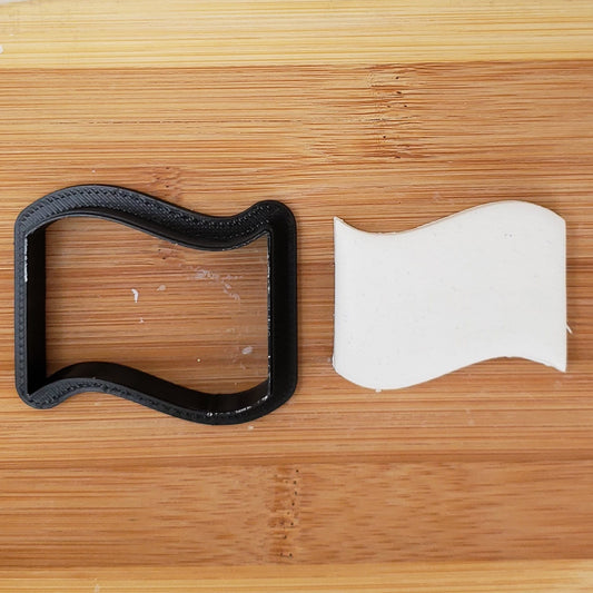 Flag Shaped Plastic Cookie Cutter