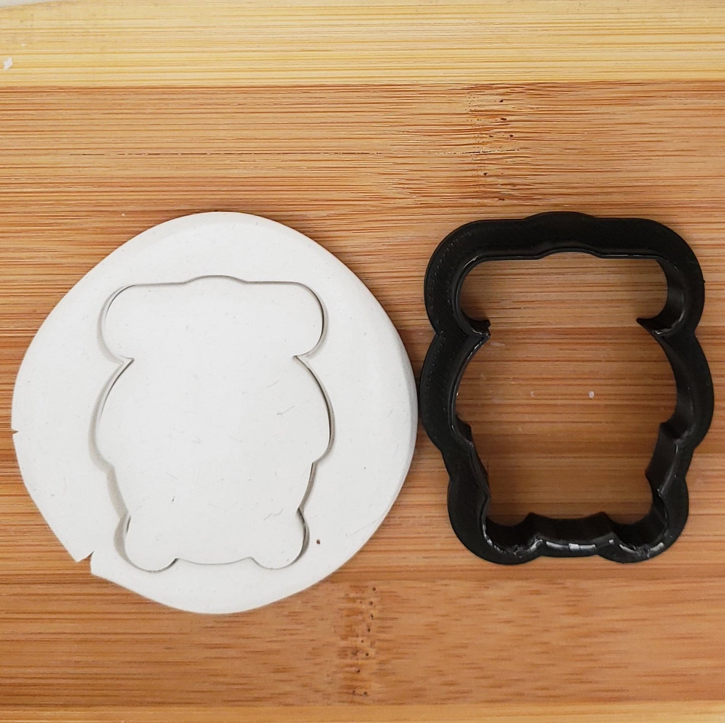 Panda Bear Shaped Plastic Cookie Cutter