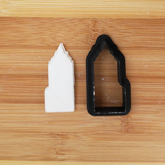 Building Shaped Plastic Cookie Cutter #5