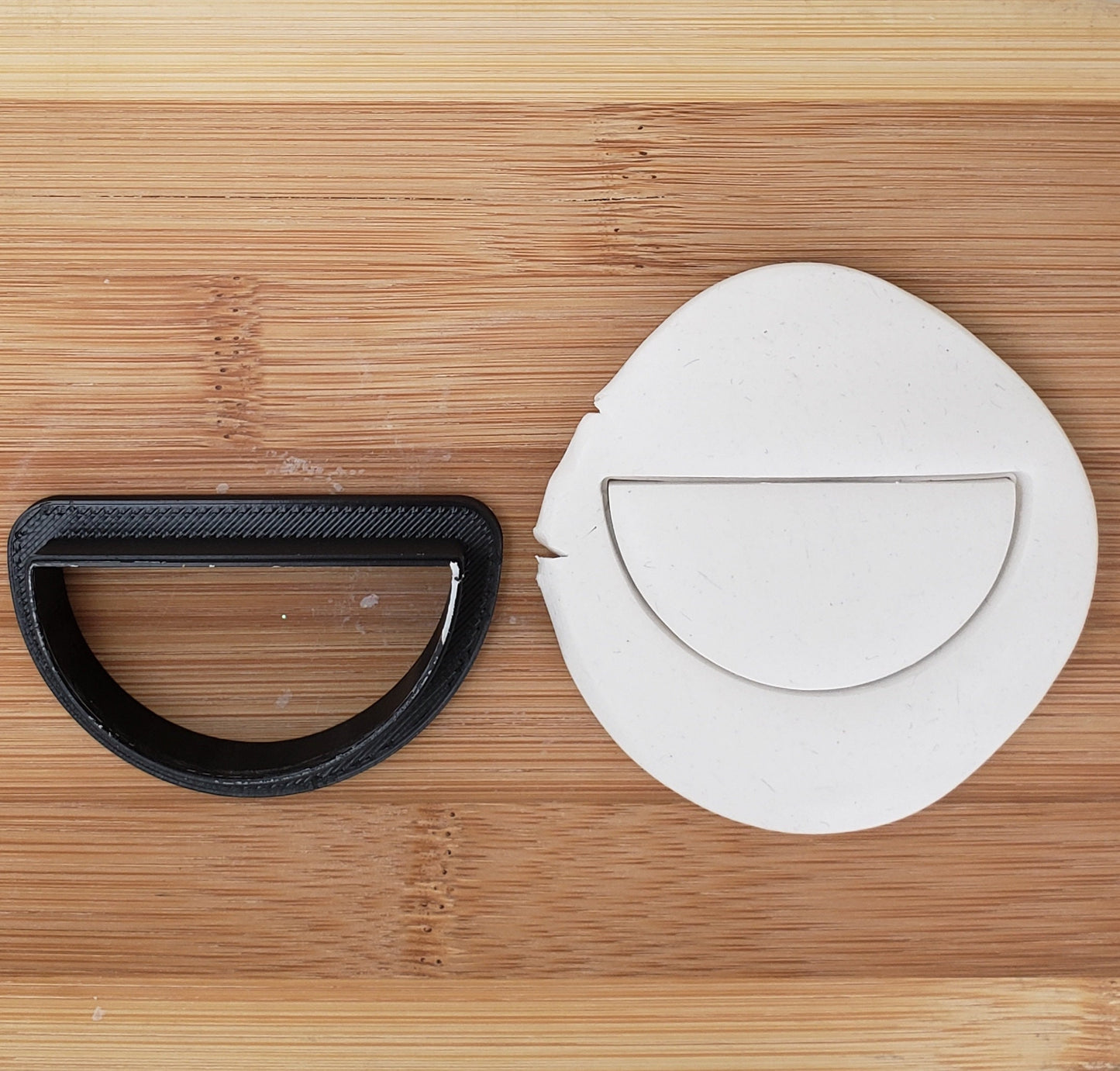 Semicircle or Half Circle Shaped Cookie Cutter