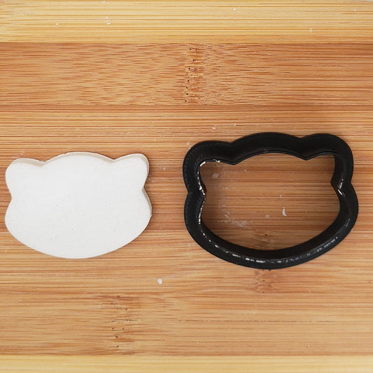 Fox Head Shaped Plastic Cookie Cutter
