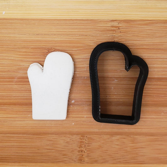 Oven Mitt Shaped Plastic Cookie Cutter