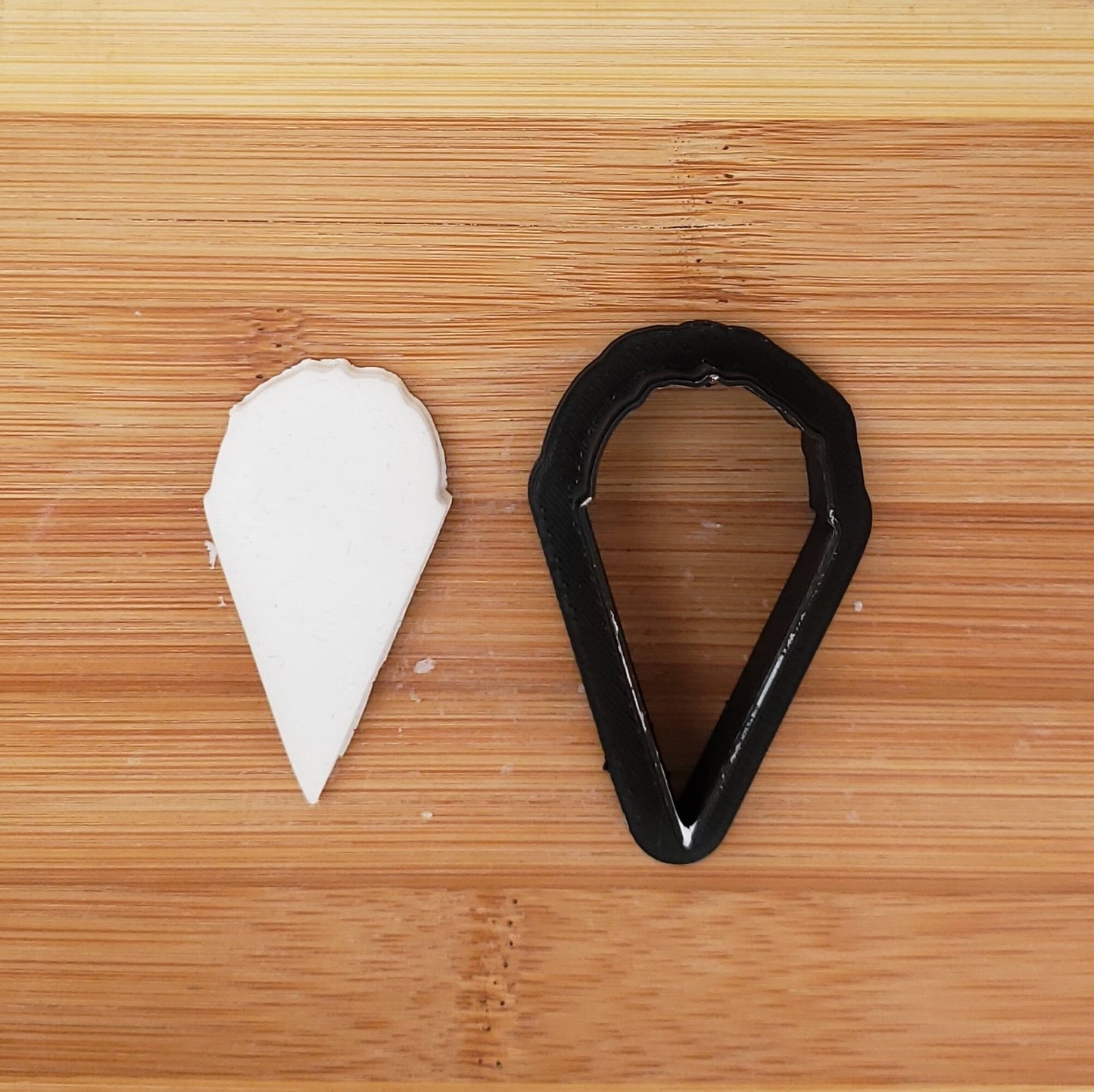 Snow Cone Shaped Plastic Cookie Cutter