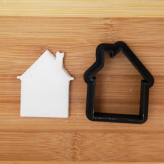 Fun House Shaped Plastic Cookie Cutter