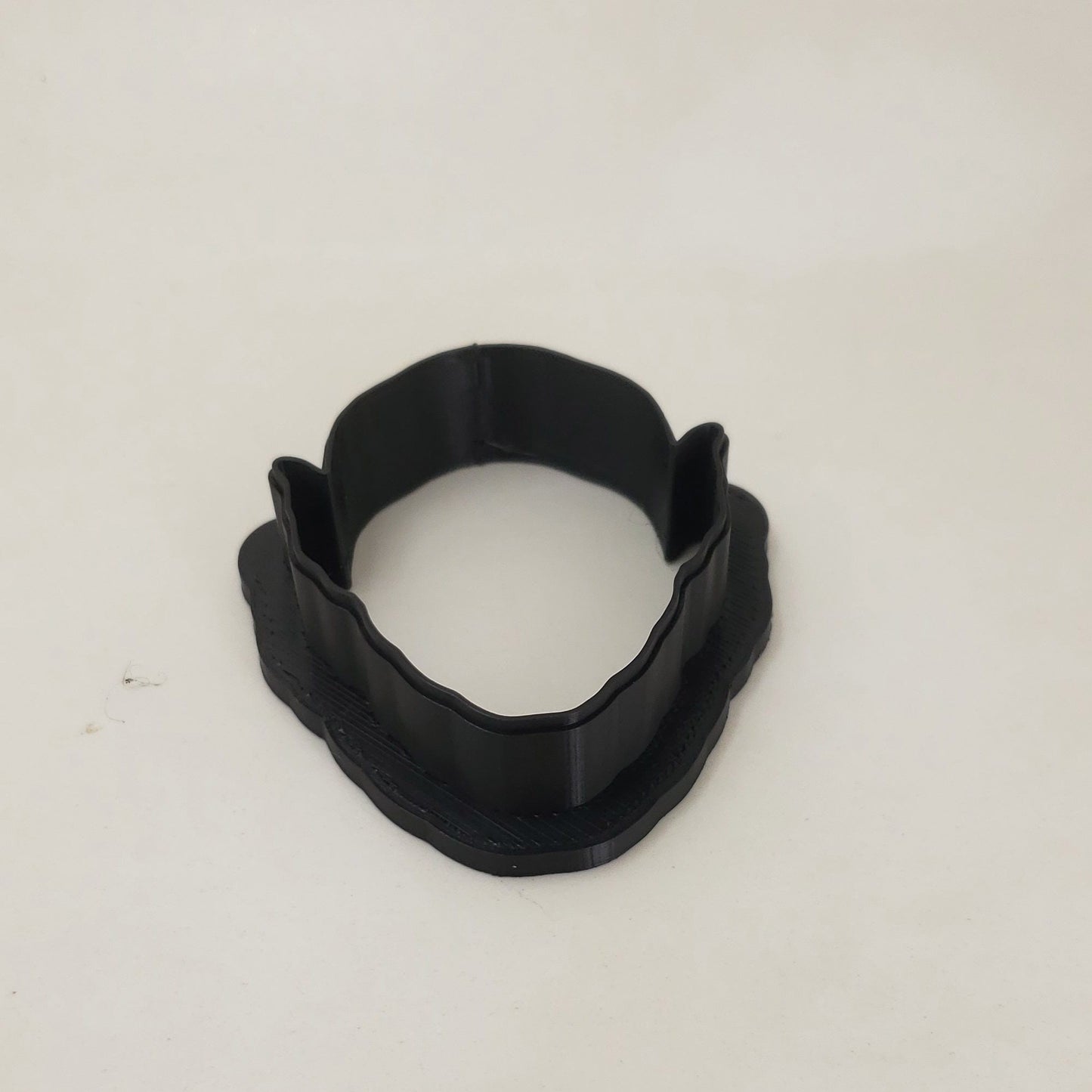 Monster Head Shaped Plastic Cookie Cutter