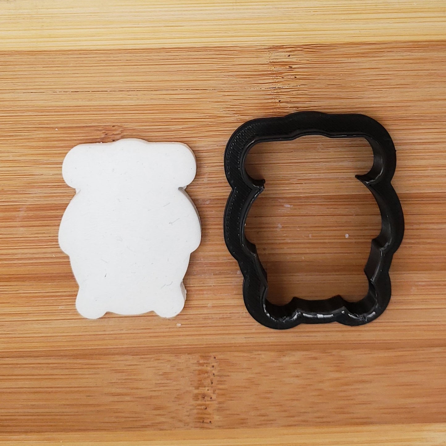 Panda Bear Shaped Plastic Cookie Cutter