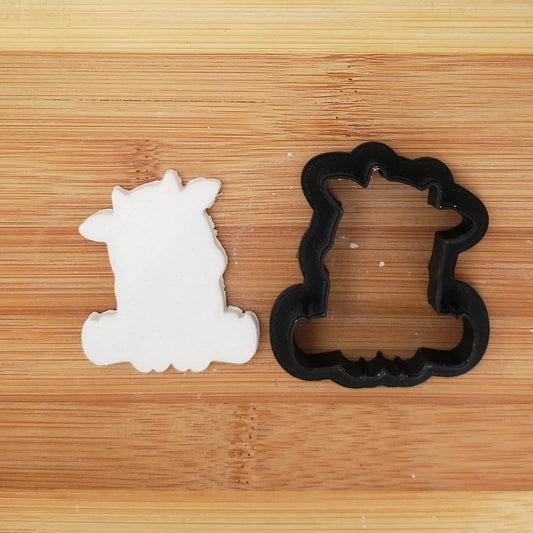 Sitting Cow Shaped Cookie Cutter