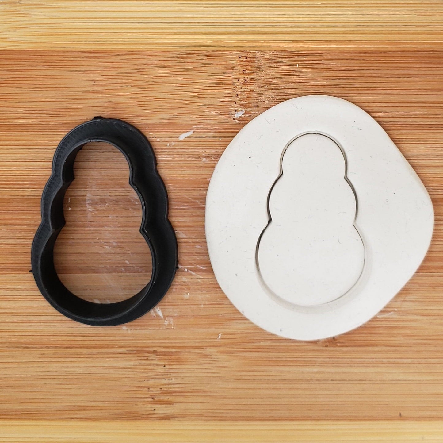 Snowman Shaped Cookie Cutter