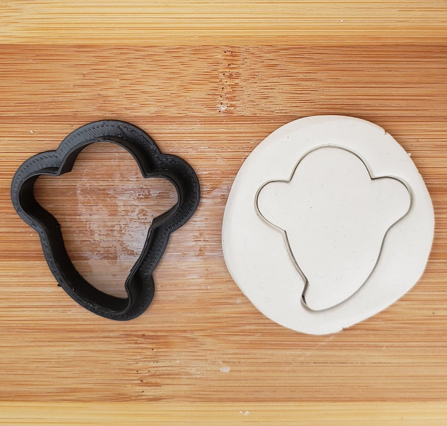 Ghost Shaped Plastic Cookie Cutter